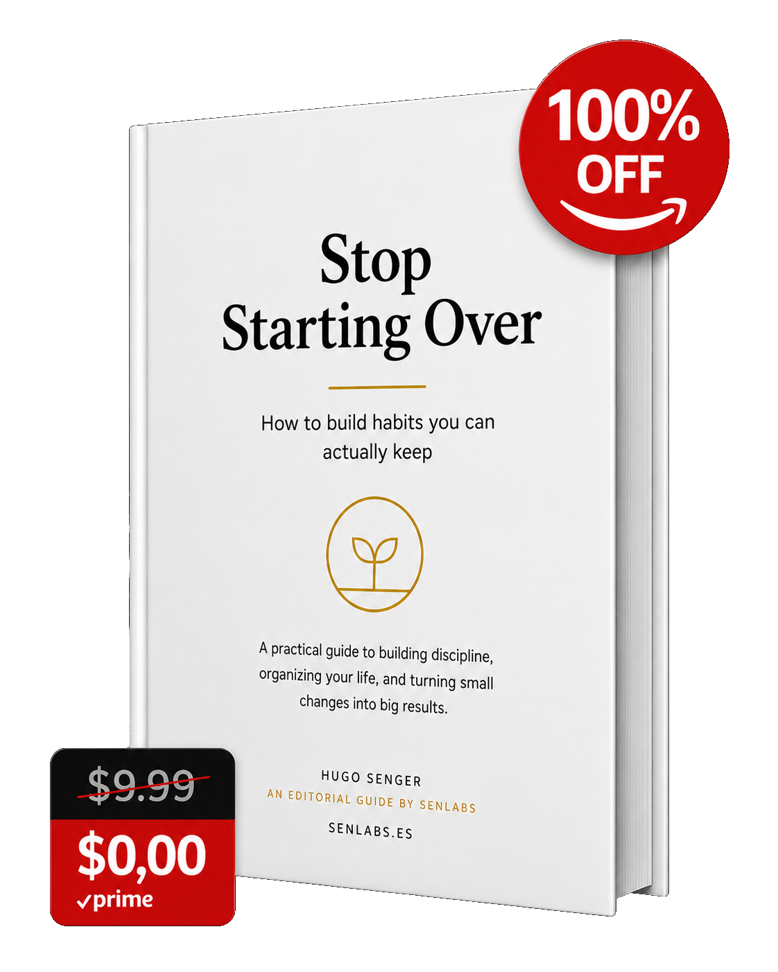 Ebook «Stop Starting Over» — 100% off, free when you sign up